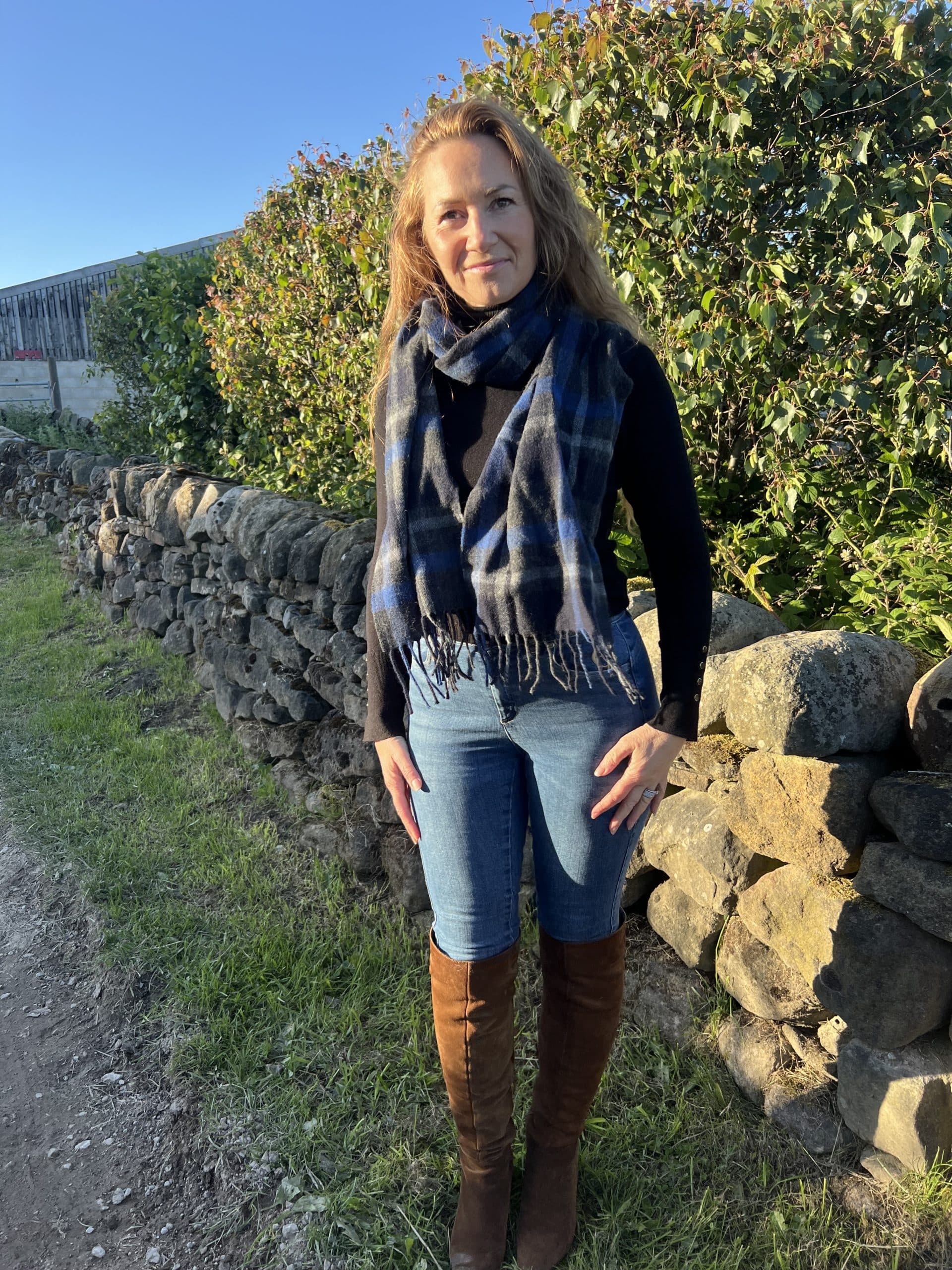 Coastal Breeze Scarf (100% New Wool)